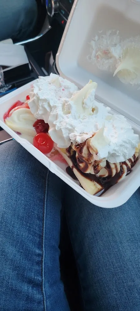 Soft Serve Banana Split